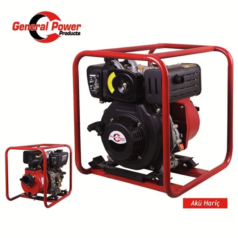 General Power GP-WP30DE Dizel Su Motoru 7 Hp