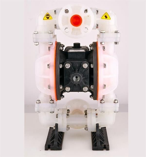 Huge Pump HP10 Plastik PVDF Gövdeli Diyaframlı Havalı Pompa 150 Litre/Dakika 7 Bar 1''