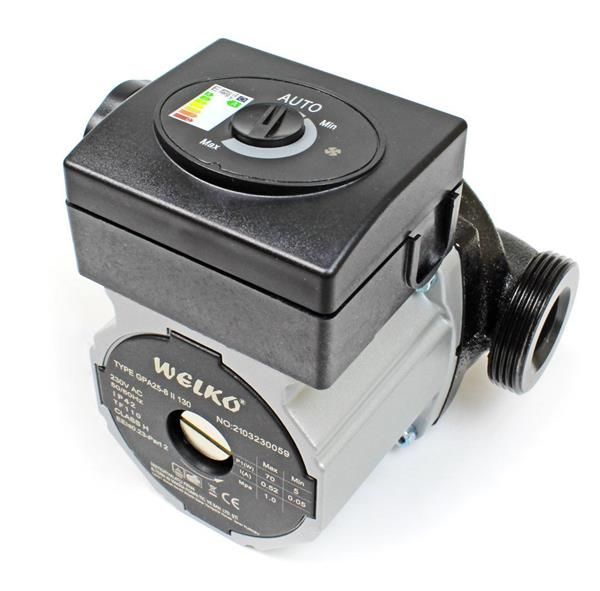 Welko GPA 25-8 II 130 mm Frekans Konvertörlü Sirkülasyon Pompası 8 mss 4,2 m3/h