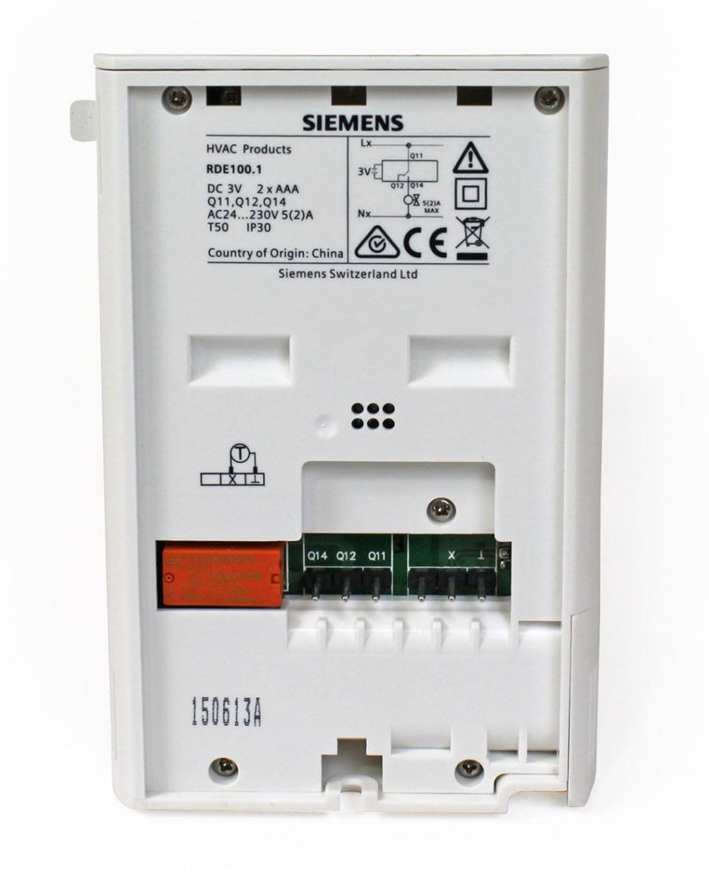 Siemens RDE 100.1 Dijital Kablolu Oda Termostatı