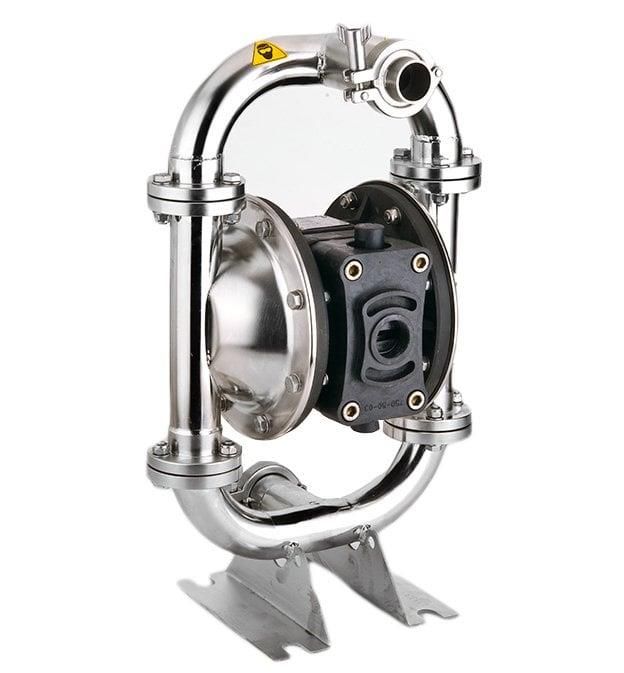 Huge Pump HP05 Paslanmaz Gövdeli Diyaframlı Havalı Pompa 55 Litre/Dakika 7 Bar 3/4''