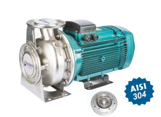 Varan CA50-32-160/2.2T Komple Paslanmaz AISI 304 Kapalı Fanlı Santrifüj Pompa Trifaze 3 Hp 31 mss 22 m³/h