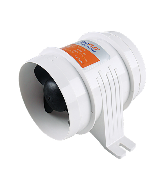 Seaflo SFIB1-235-04 12 Volt 100 mm Blower, Tekne ve Yat Kanal Tipi Fan Aspiratör 235cfm