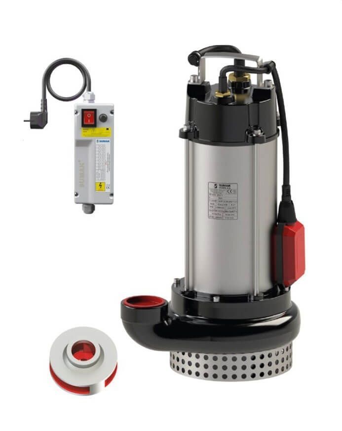 Sumak SDF 20/2 Y Paslanmaz Gövde Kirli Su Dalgıç Pompa 220 Volt 2.2 Hp 23 Mss