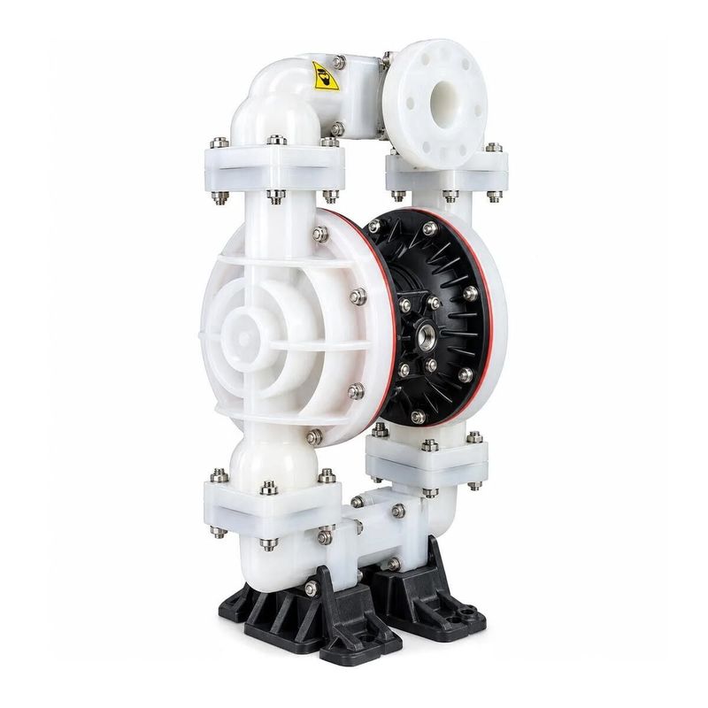 Huge Pump-Günalsan HP20 Plastik Polipropilen Gövdeli Diyaframlı Havalı Pompa 560 Litre/Dakika 7 Bar 2 inch Teflon/Viton