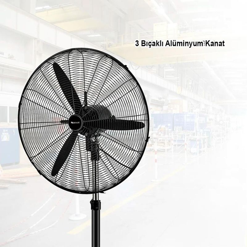 Atak WFG-75 Sanayi Tipi Vantilatör Ayaklı Endüstriyel 75 cm