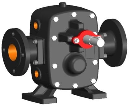 Huge Pump DT-251 Isı Ceketli Helis Dişli Pompa Yumuşak Salmastralı 35 m³/h