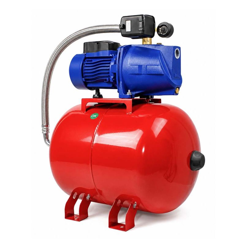 Winpo WNP 100 4 Kat 4 Daire Hidrofor, 50 Litre Yatay Tanklı Hidrofor, Ev Tipi Hidrofor