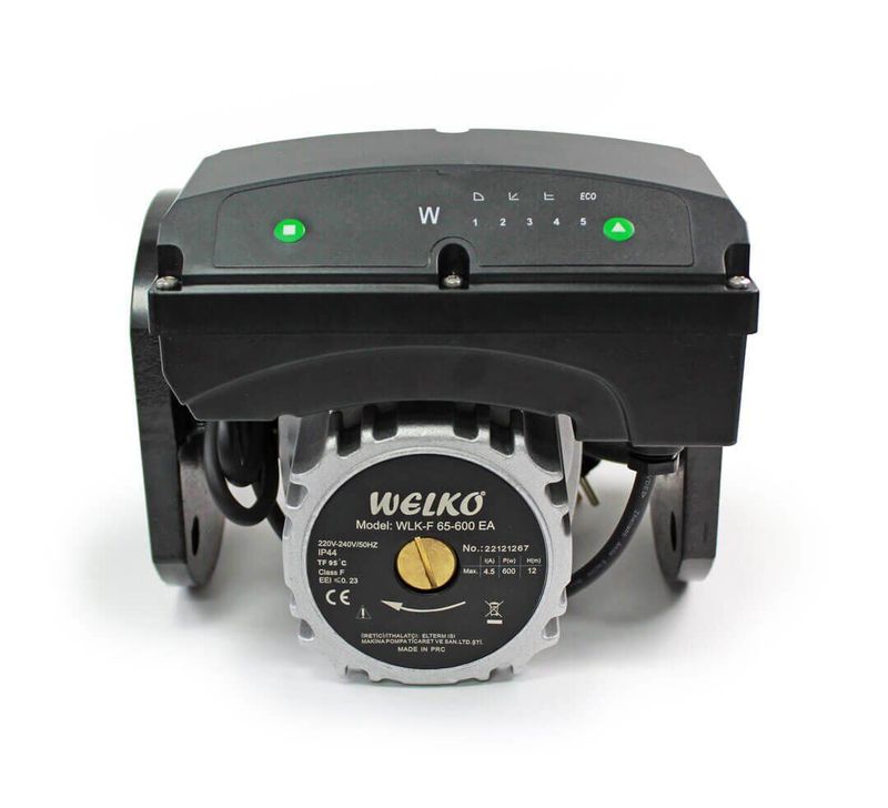 Welko WLK 65/12 Frekans Konvertörlü Flanşlı Sirkülasyon Pompası 340 mm 12 mss 20 m3/h
