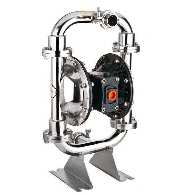 Huge Pump-Günalsan HP15 Paslanmaz Gövdeli Diyaframlı Havalı Pompa 400 Litre/Dakika 7 Bar 1½''