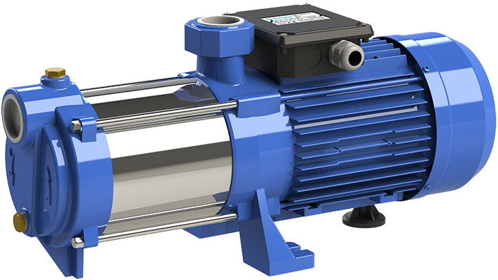 Sumak SYM 12-220/4 Yatay Milli Kademeli Pompa Monofaze (220V) 2.2HP