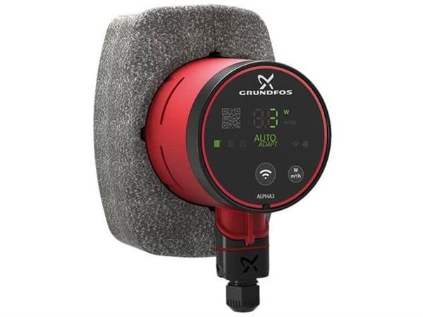 Grundfos ALPHA3 15-40(130 mm) 18-25.000 Kazan İçin Frekans Konvertörlü Sirkülasyon Pompası 4mss 2.6m³/h