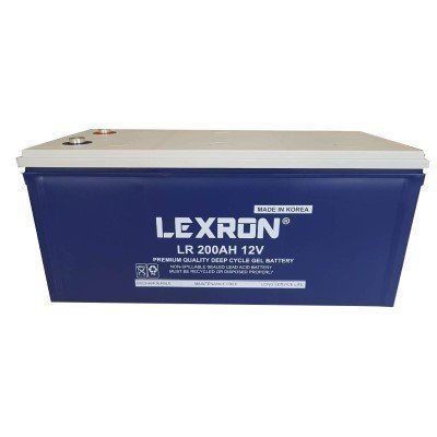 LEXRON Jel Akü, Güneş Enerji Aküsü, Solar Jel Akü, 200 AH Jel Akü K