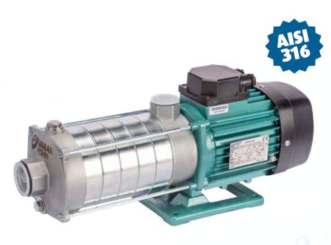 Varan CM4-60 Komple Paslanmaz Çok Kademeli Santrifüj Pompa AISI 316 - 1.5 HP 380 Volt
