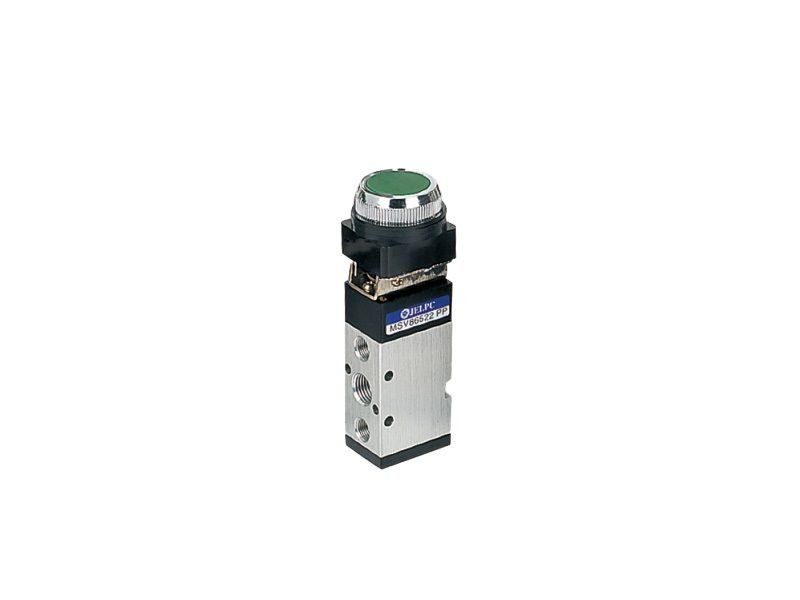 Jelpc MSV86522 Pnömatik Yön Kontrol Valfi 5/2 Mekanik Kontrollü