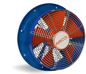 AIRCOL S 300 Plastik Gövdeli Sanayi Tipi Aspiratör Asitli ve Nemli Ortam Fanı