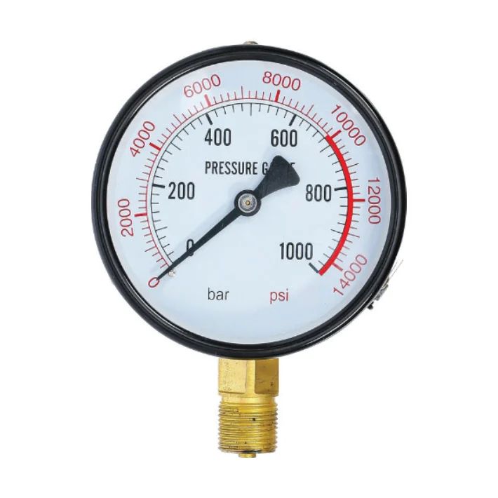 Kentaş TK-63.06 Manometre Ø63 mm 0-6 Bar 1/4" Alttan Çıkışlı