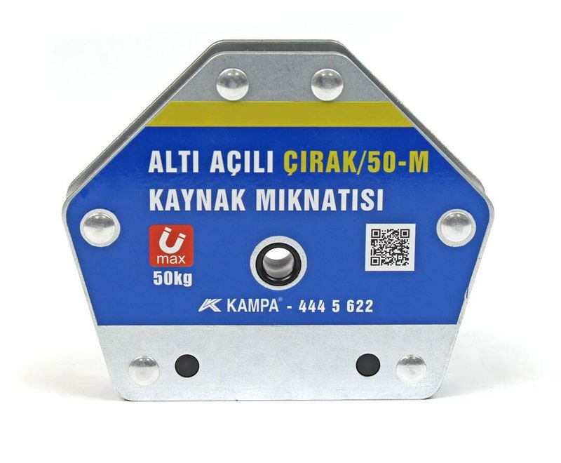 Çırak/50M Manyetik Kaynak Gönyesi 2 ADET 6 Açılı, 50 Kg Kaynak Tutucu Mıknatıs