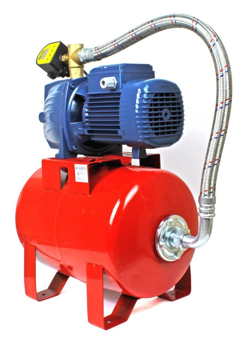 Pedrollo JSWm 2CX Dijital Akıllı Paket Hidrofor 4 Kat 6 Daire 24 Litre Tanklı