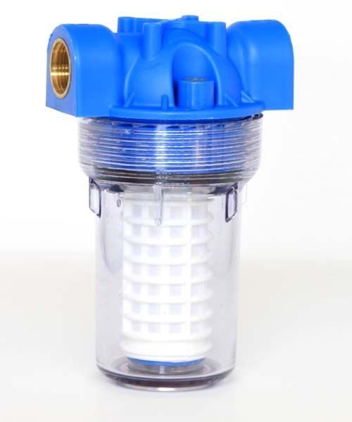 Aquafer 5'' Yıkanabilir Paslanmaz Mazot Süzme Filtresi 3/4 inc 100 MikronFiltre Kabı