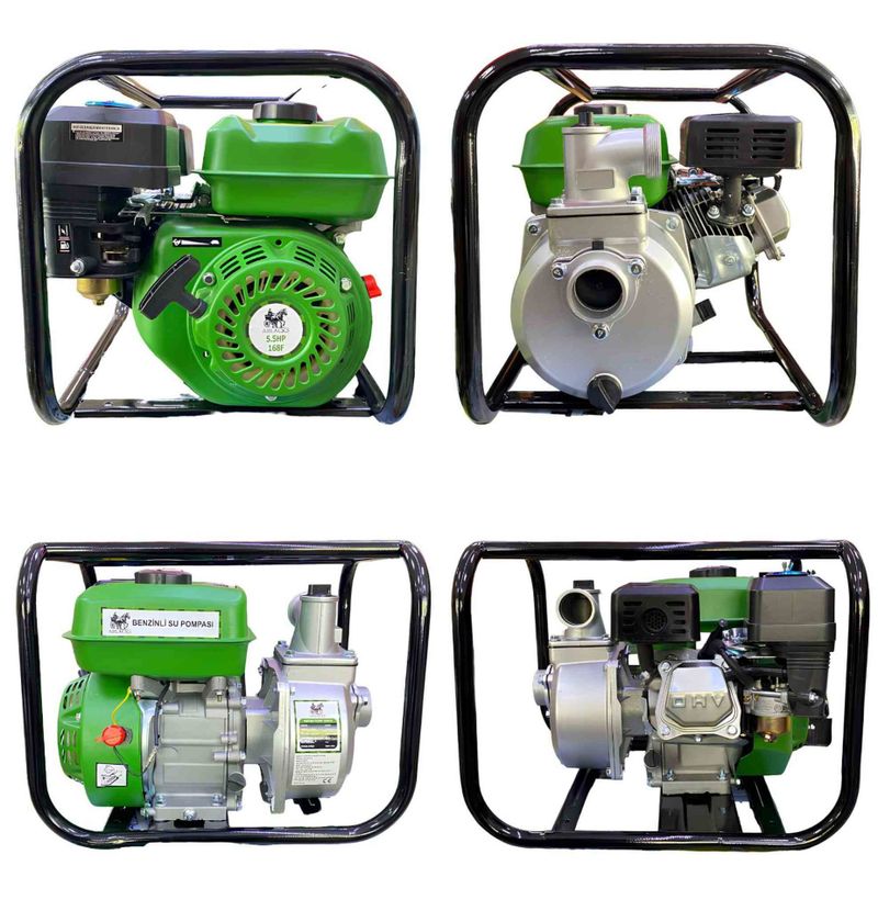 Ablacks 2 İnç Benzinli Su Motoru/Pompası 5.5 Hp / 2.6 Bar / 400 Lt/Dk