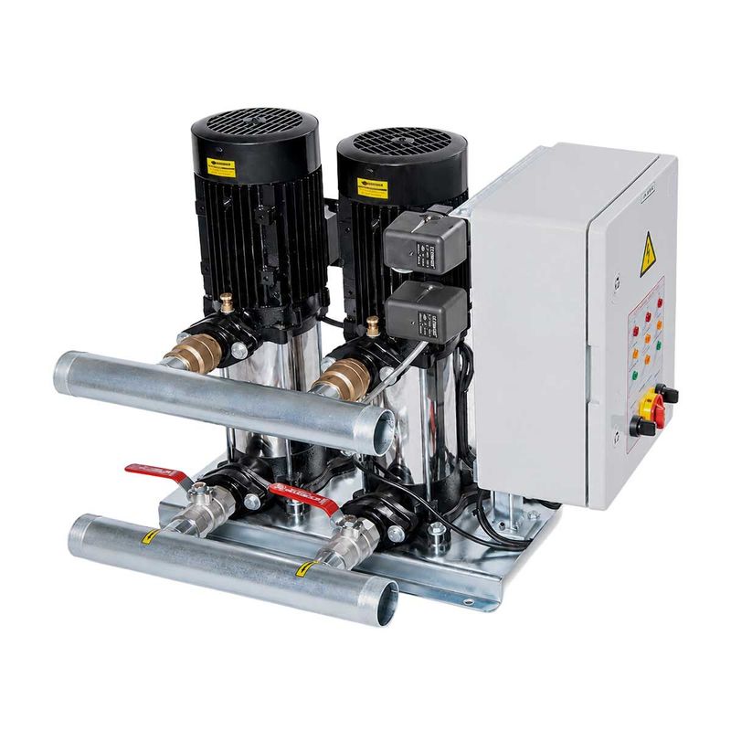 Winpo WNP2 VM 4-8T İki Pompalı Hidrofor 16 Kat 42 Daire 6 Hp 380 Volt