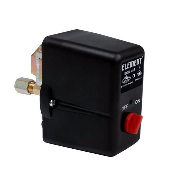 Element Hidrofor Basınç Şalteri 2-8 Bar Tahliyeli On/Off Trifaze 1/4 Bağlantılı