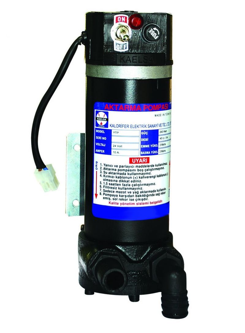 Kaelsa 12 Volt Mazot ve Yağ Aktarma Pompası