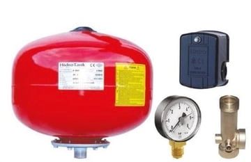 Hidrotank 24 Litre Küre Hidrofor Kiti, Hidrofor Bağlantı Seti